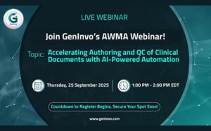 Live Webinar: Accelerating Authoring and QC of Clinical Documents with AI-Powered Automation