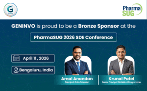 GenInvo at PharmaSUG 2026 SDE Conference